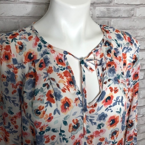 Joie silk Barba floral print top, NWT, XS - Picture 3 of 8